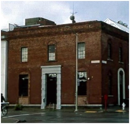 After: view of Front Street side of the completed warehouse